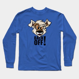 Karate Dog Back Off Long Sleeve T-Shirt